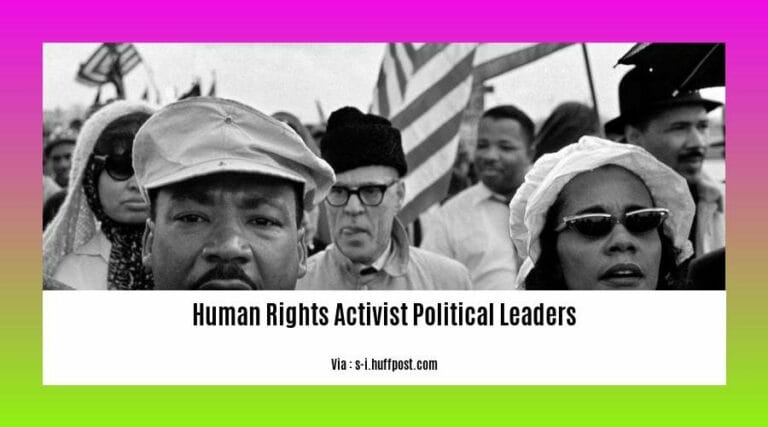 Human Rights Activist Political Leaders: Strategies, Tactics, and Impact