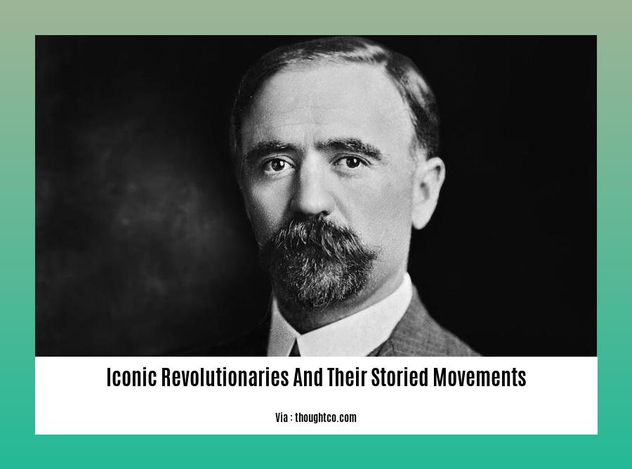 iconic revolutionaries and their storied movements