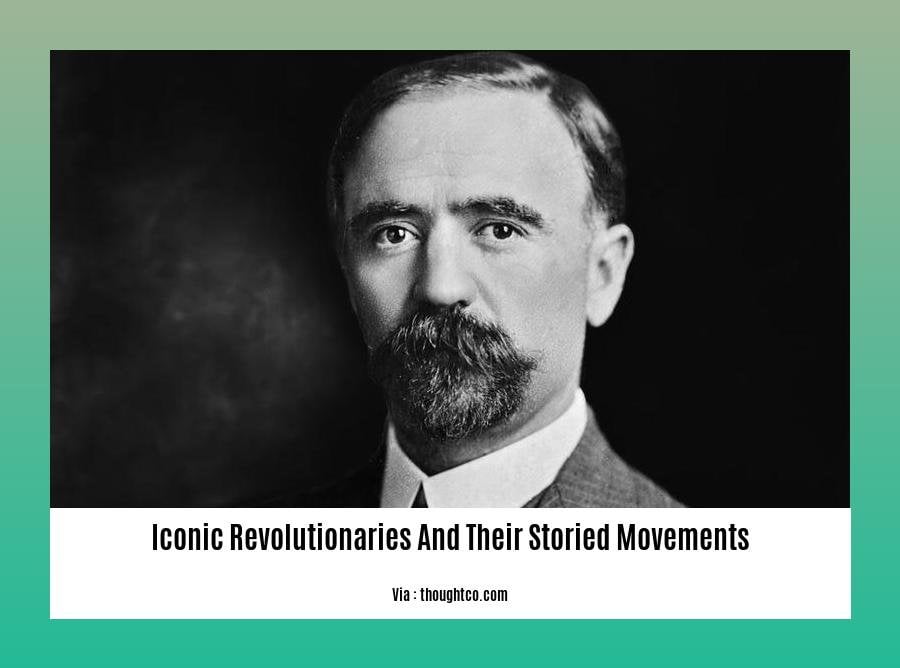 iconic revolutionaries and their storied movements