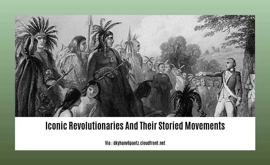 iconic revolutionaries and their storied movements