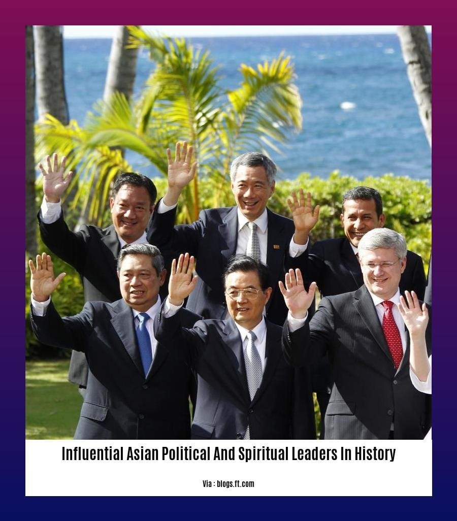 influential asian political and spiritual leaders in history