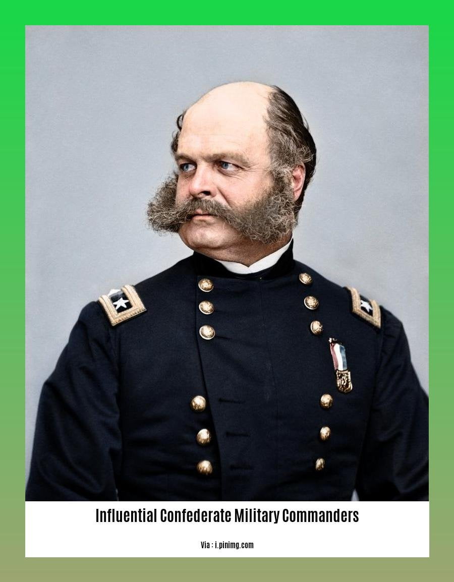 influential confederate military commanders