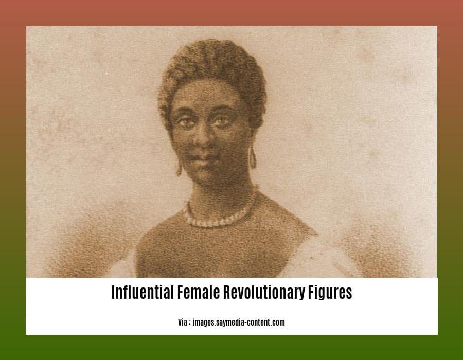 influential female revolutionary figures