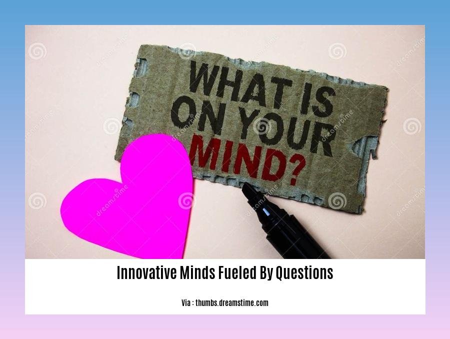 innovative minds fueled by questions