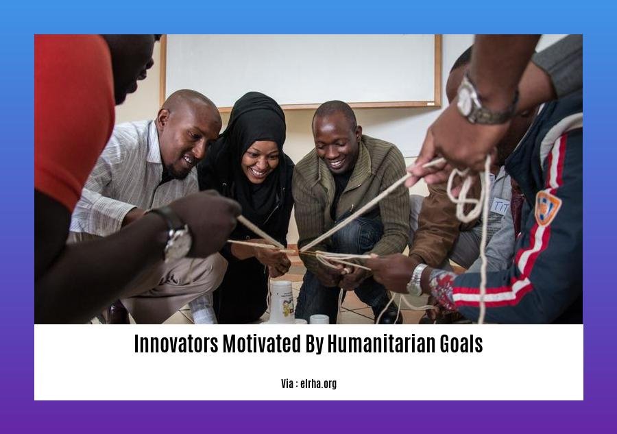innovators motivated by humanitarian goals 2