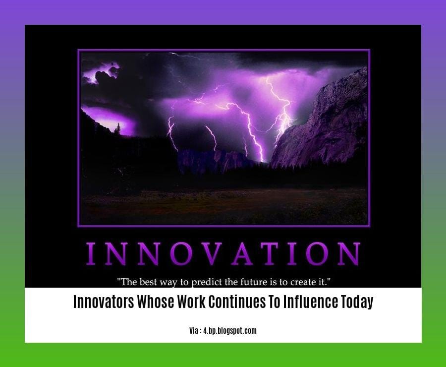 innovators whose work continues to influence today