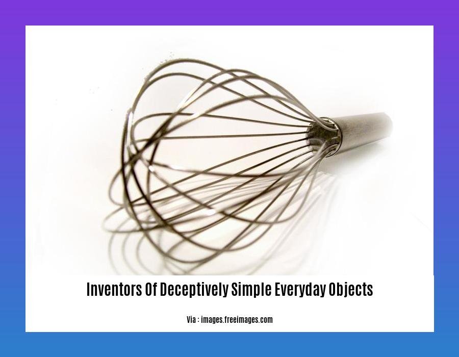 inventors of deceptively simple everyday objects