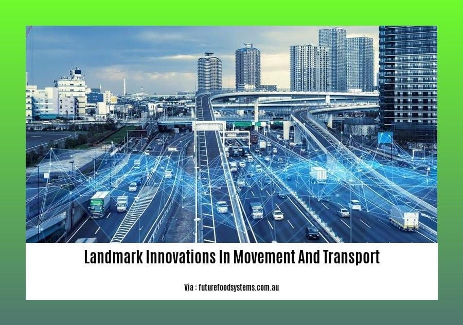 landmark innovations in movement and transport