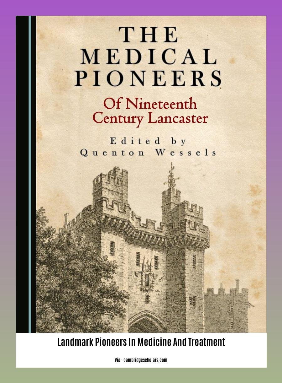 landmark pioneers in medicine and treatment