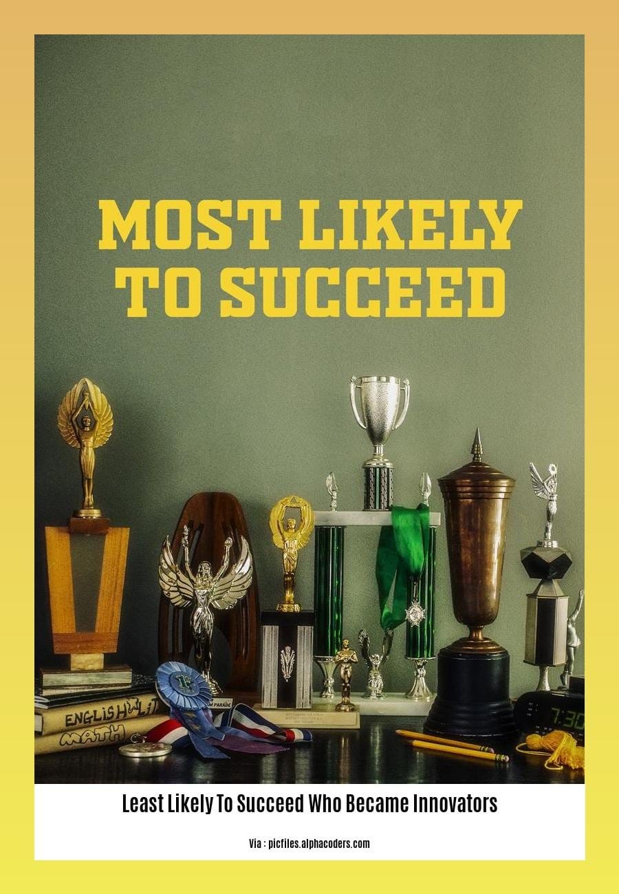 least likely to succeed who became innovators 2