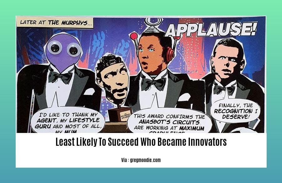 least likely to succeed who became innovators