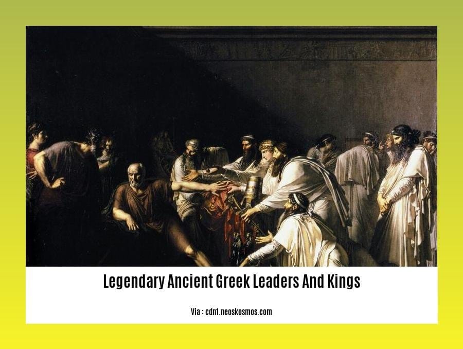 legendary ancient greek leaders and kings
