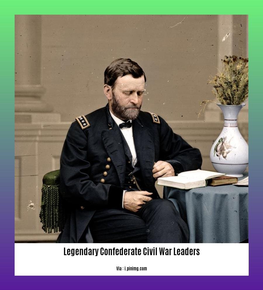 legendary confederate civil war leaders