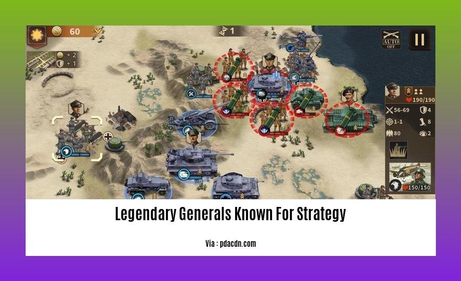 legendary generals known for strategy