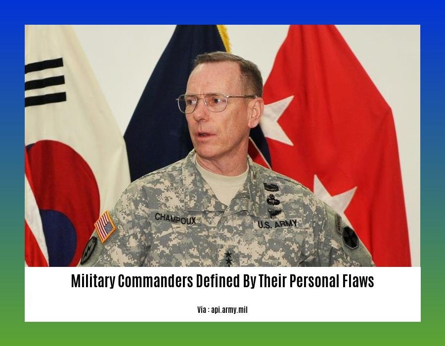military commanders defined by their personal flaws