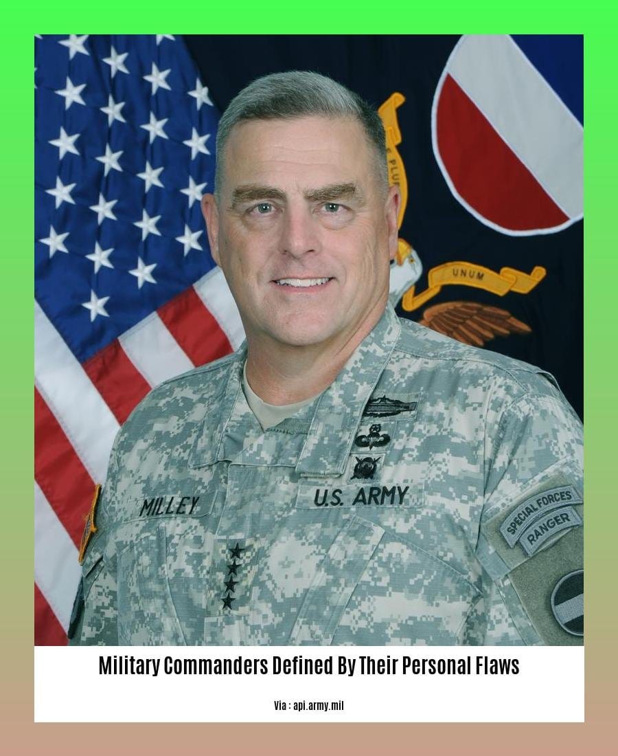 military commanders defined by their personal flaws