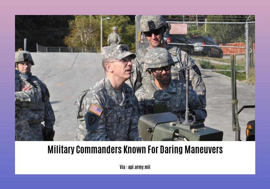 military commanders known for daring maneuvers