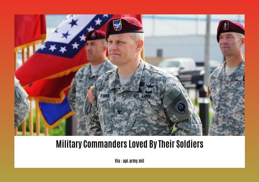 military commanders loved by their soldiers