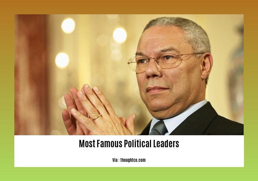 most famous political leaders