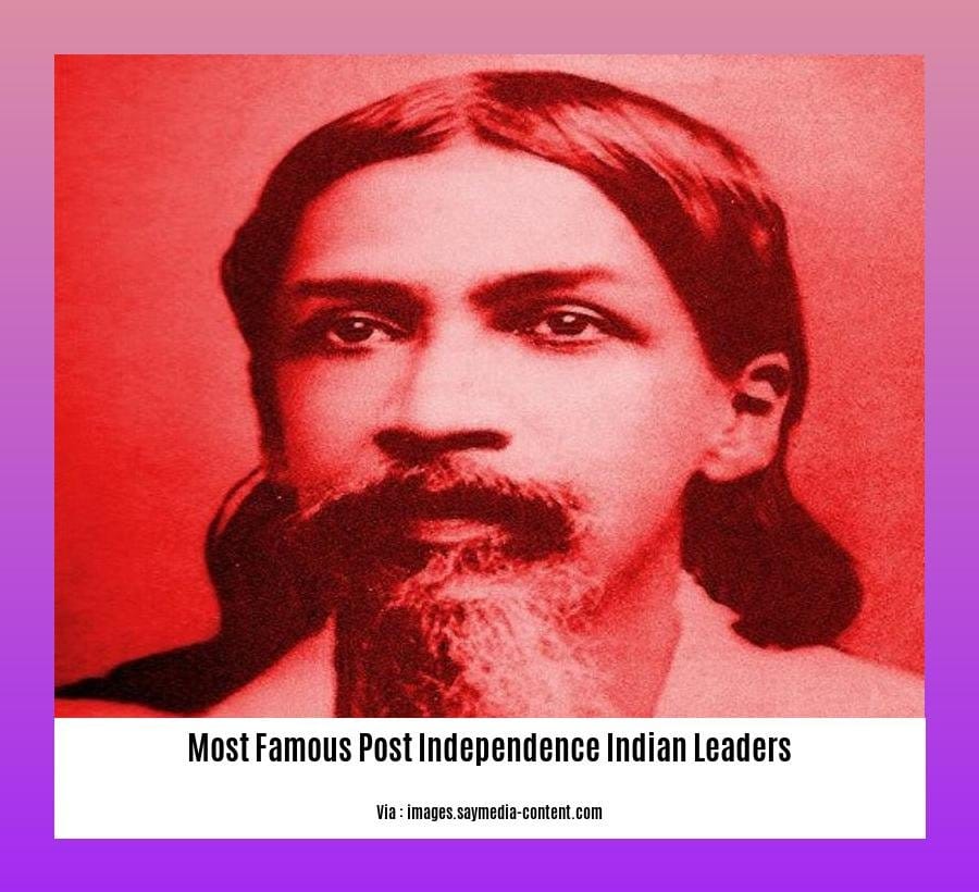 most famous post independence indian leaders