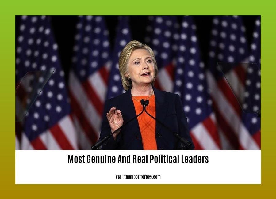 most genuine and real political leaders