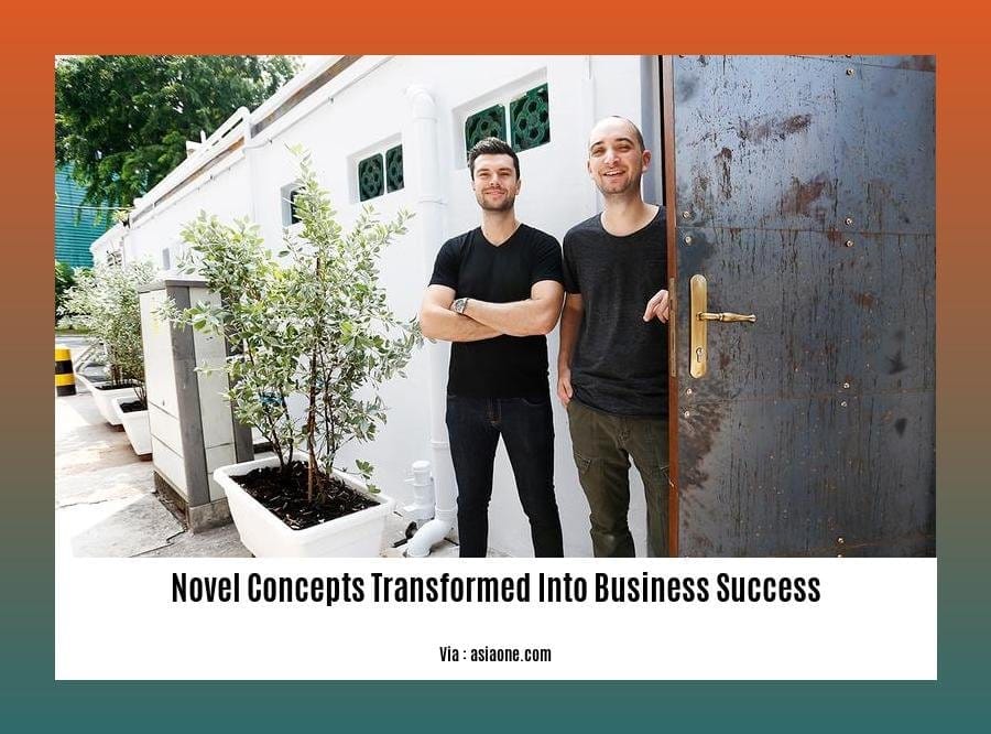 novel concepts transformed into business success
