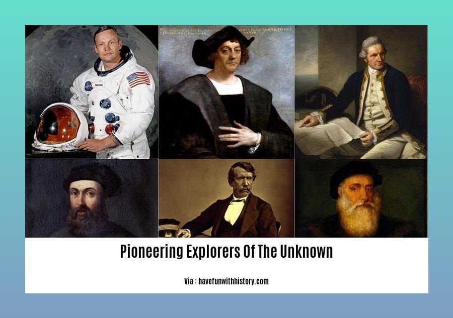 pioneering explorers of the unknown