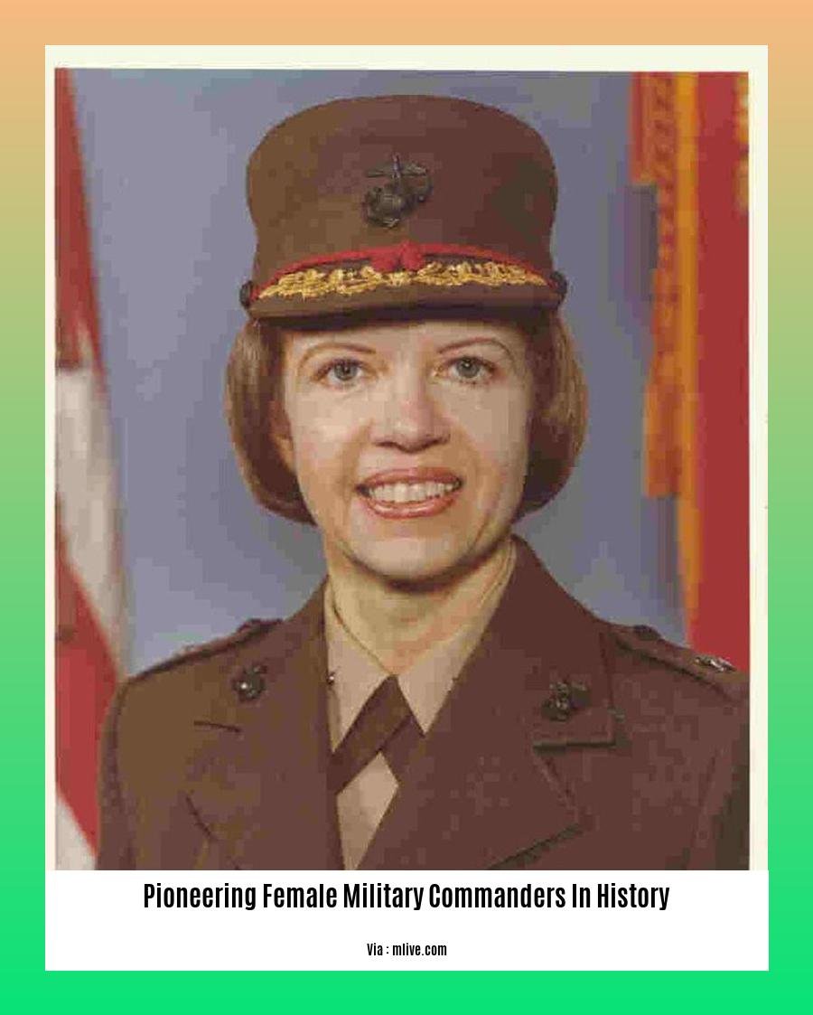 pioneering female military commanders in history 2