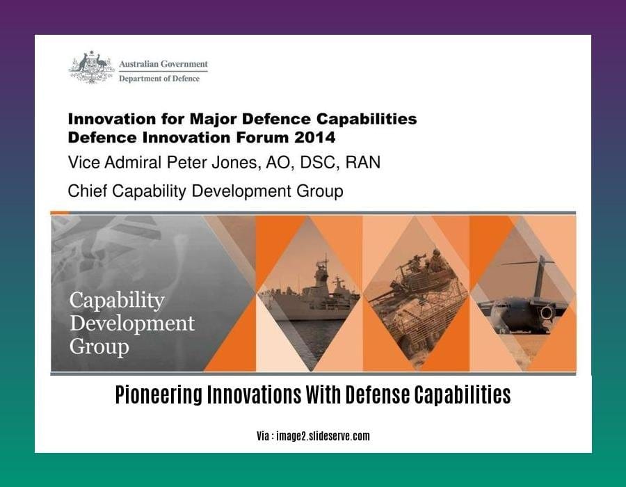pioneering innovations with defense capabilities