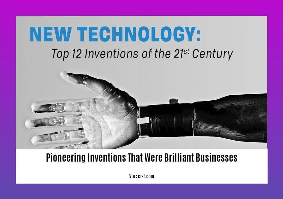 pioneering inventions that were brilliant businesses