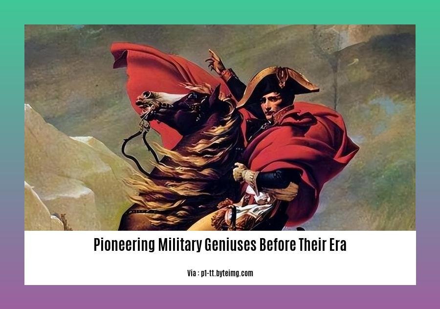 pioneering military geniuses before their era