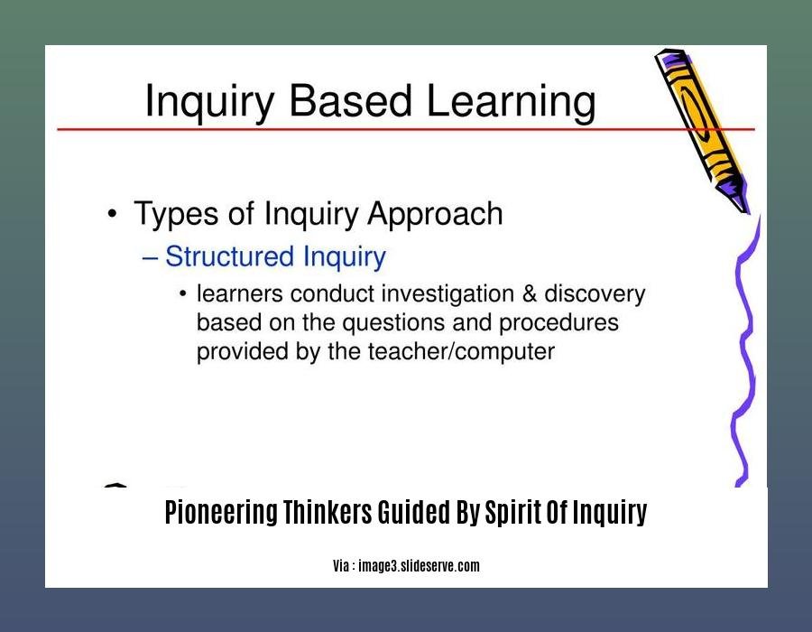 pioneering thinkers guided by spirit of inquiry