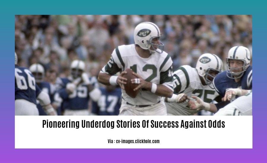 pioneering underdog stories of success against odds