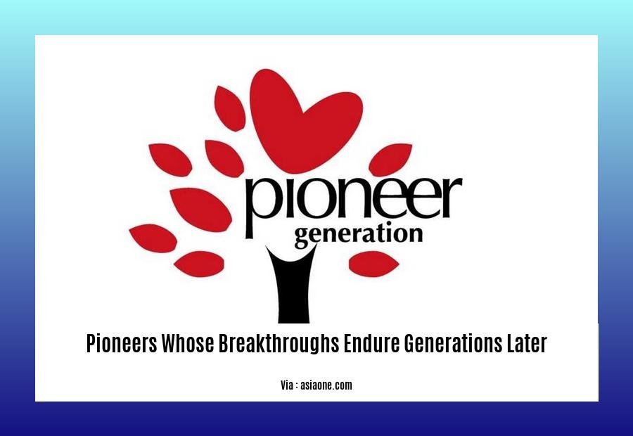 pioneers whose breakthroughs endure generations later