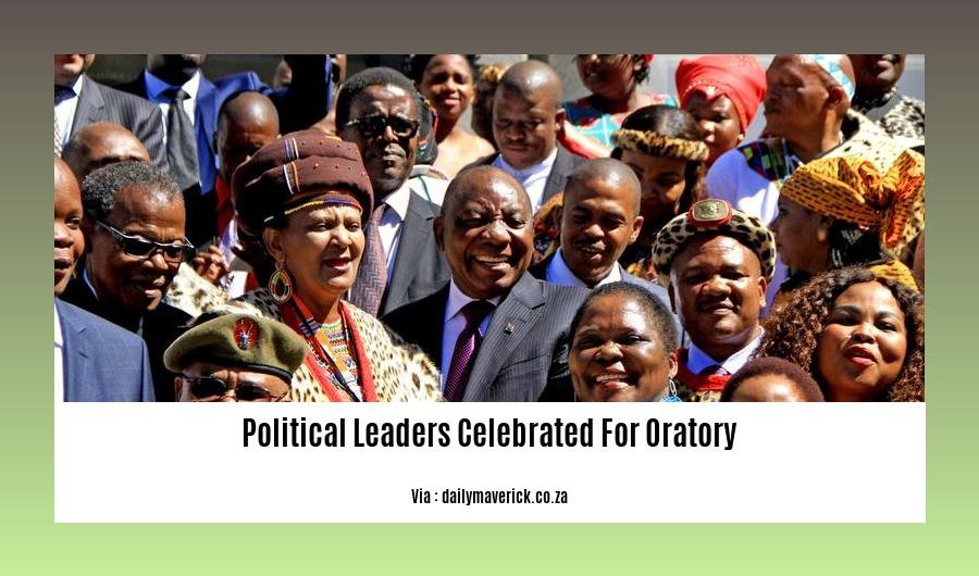 political leaders celebrated for oratory
