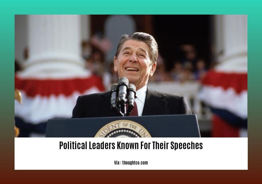 political leaders known for their speeches