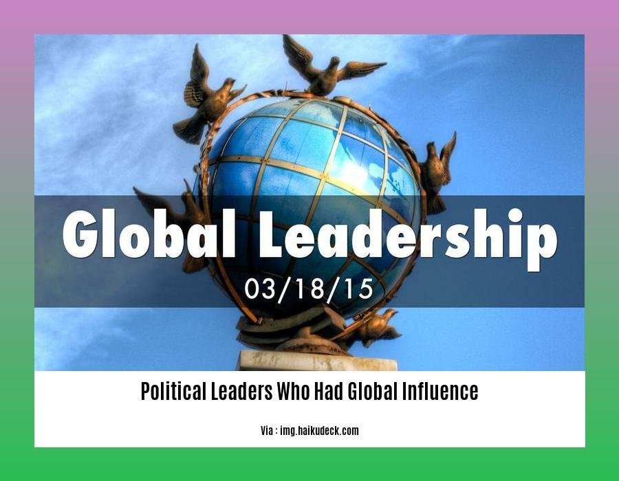 political leaders who had global influence