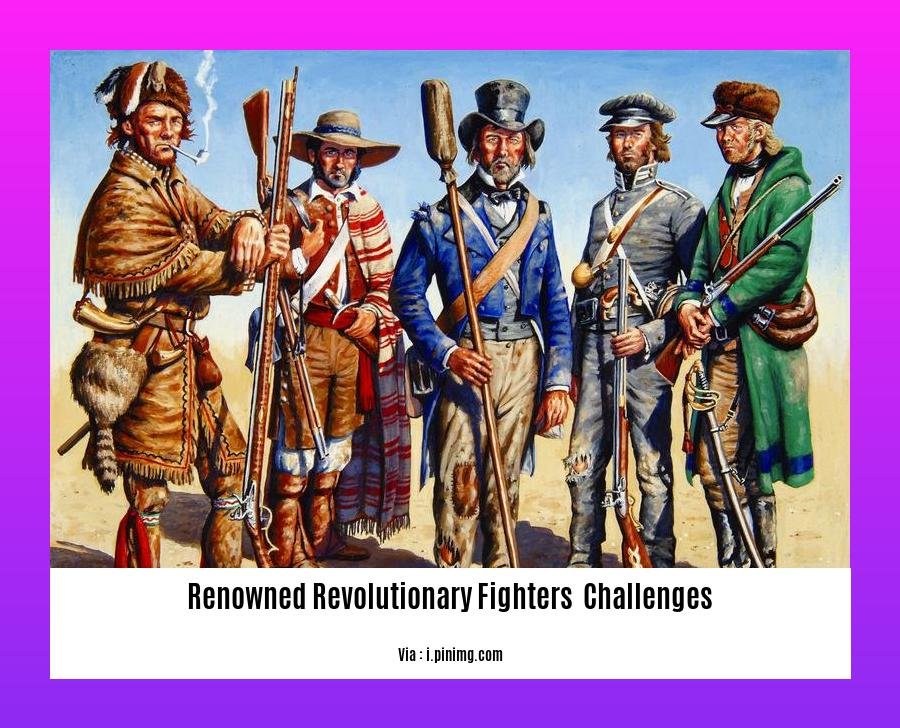 renowned revolutionary fighters  challenges