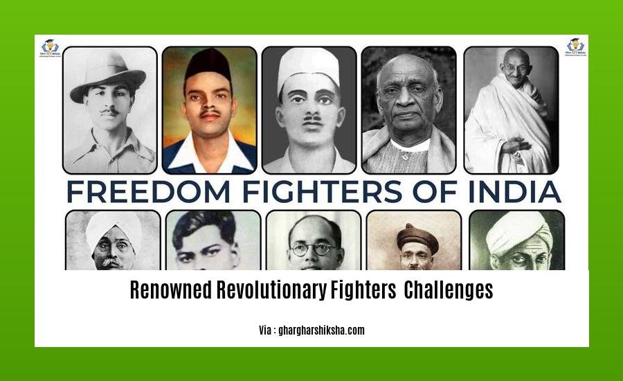 renowned revolutionary fighters  challenges