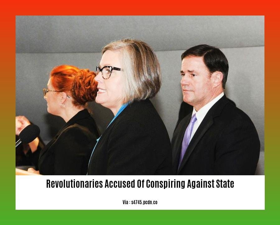 revolutionaries accused of conspiring against state