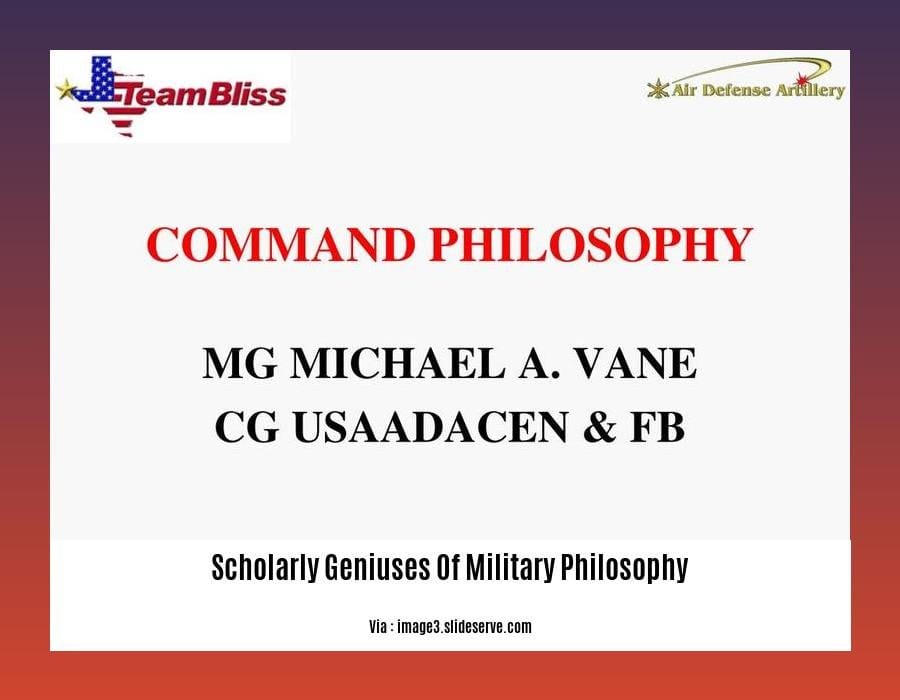 scholarly geniuses of military philosophy