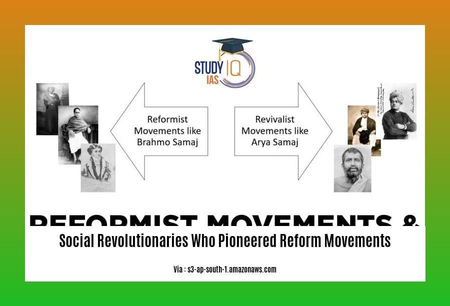 social revolutionaries who pioneered reform movements