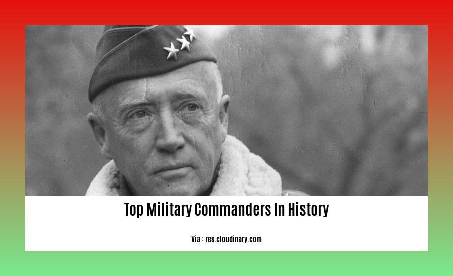 top military commanders in history