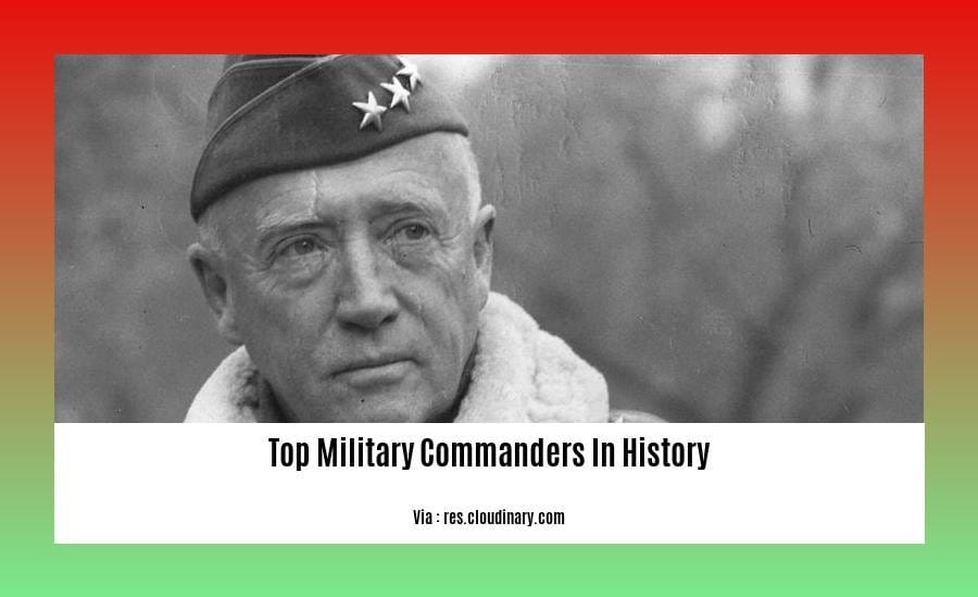 top military commanders in history