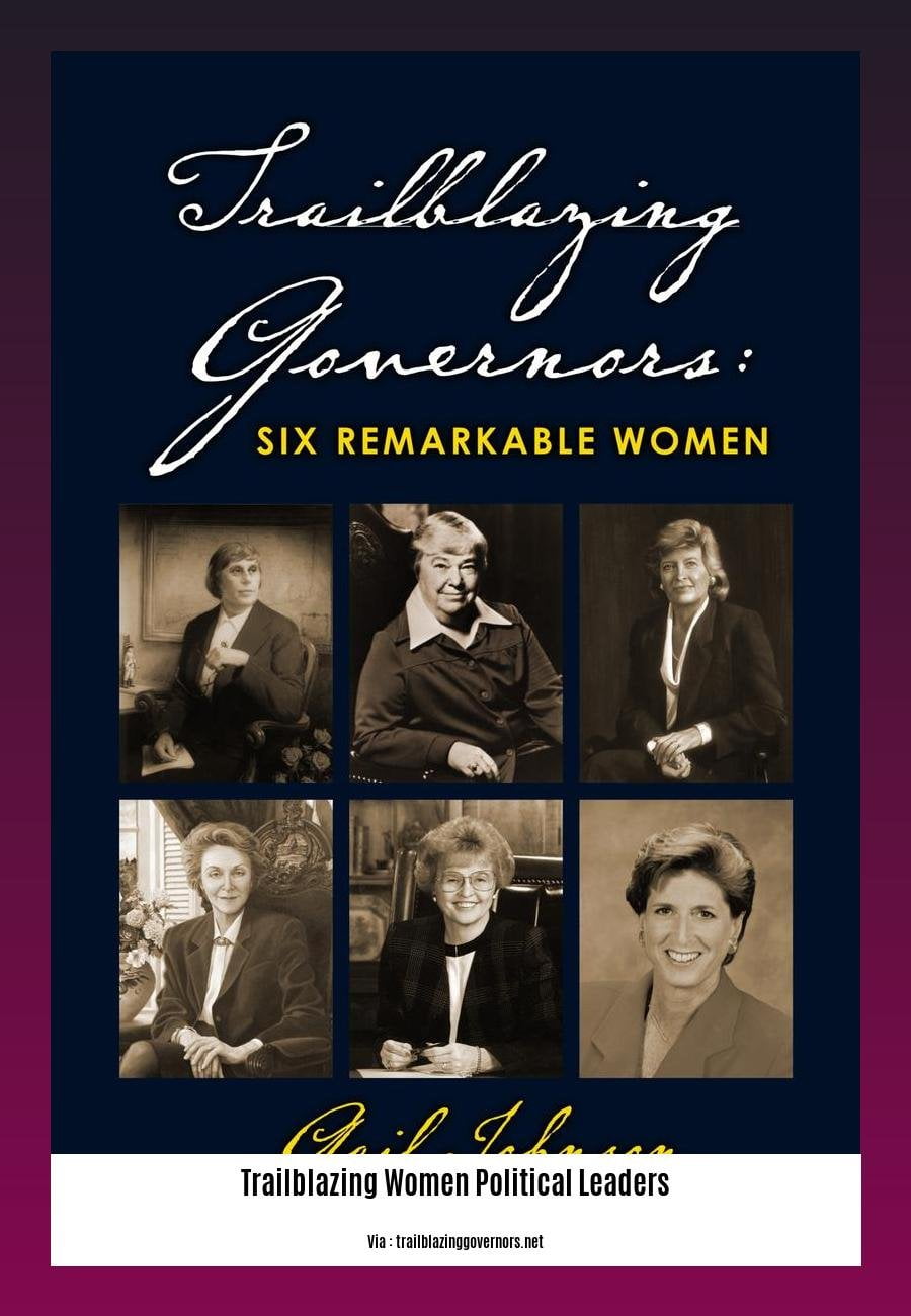 trailblazing women political leaders