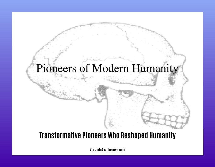 transformative pioneers who reshaped humanity