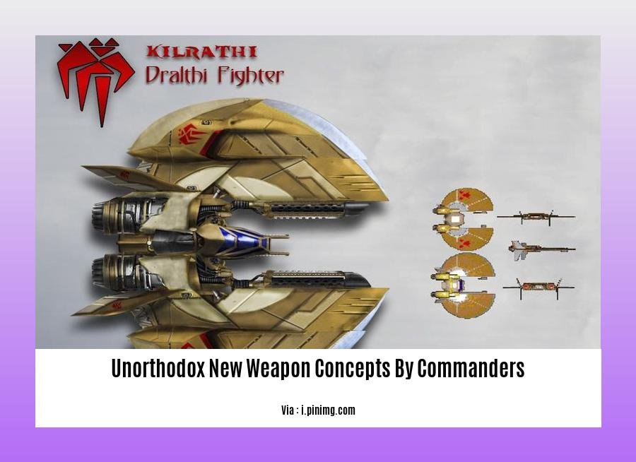 unorthodox new weapon concepts by commanders