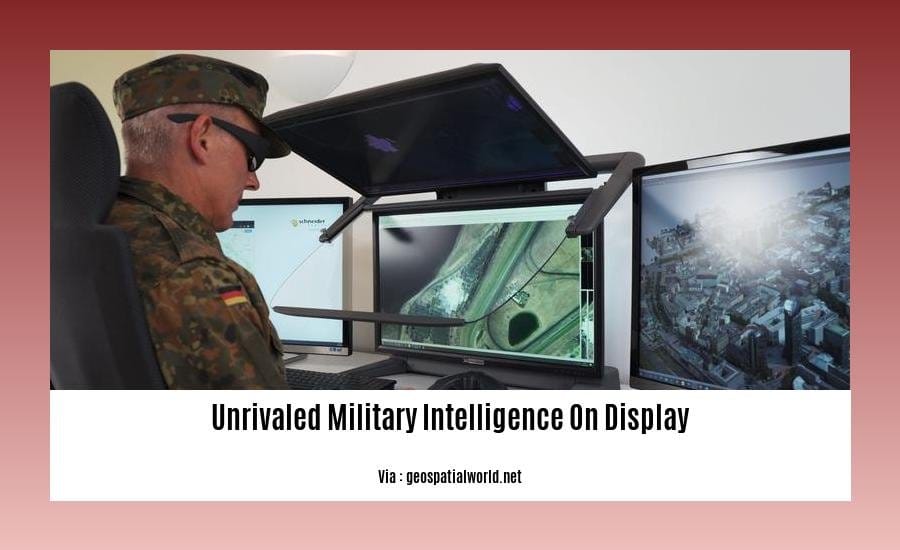 unrivaled military intelligence on display