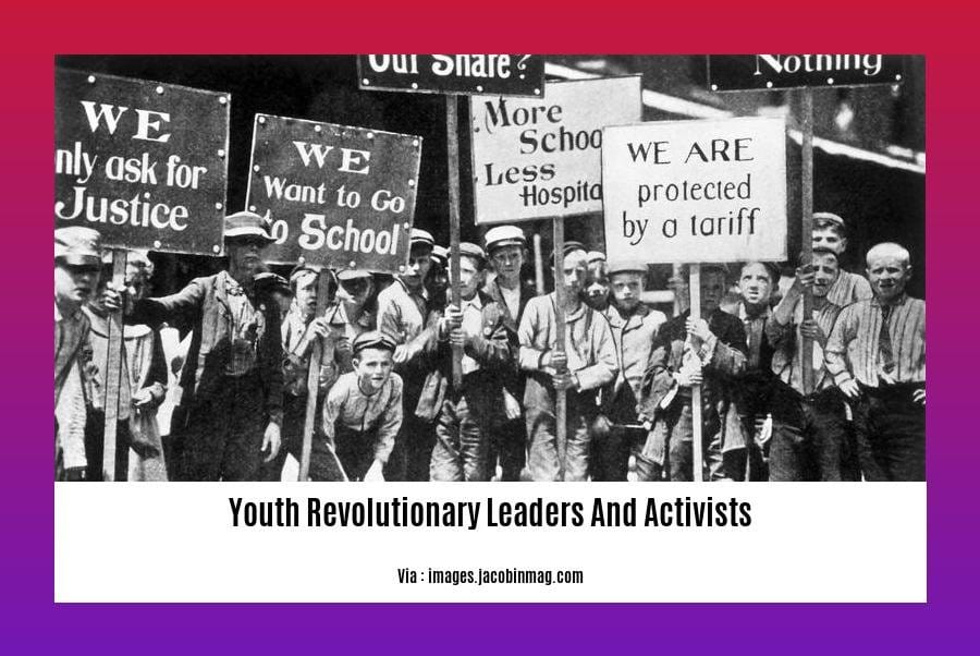youth revolutionary leaders and activists