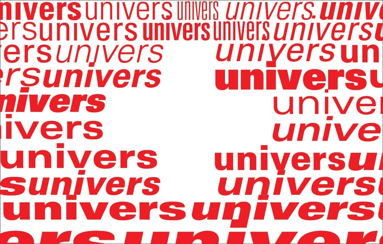 history-of-univers-typeface